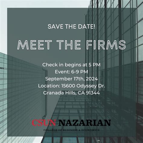 csun meet the firms